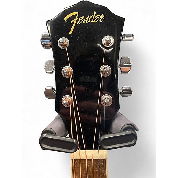 Used Fender FA135CE Black Acoustic Guitar