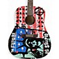 Used Fender Kozik Punk Age Red White and Blue Acoustic Guitar