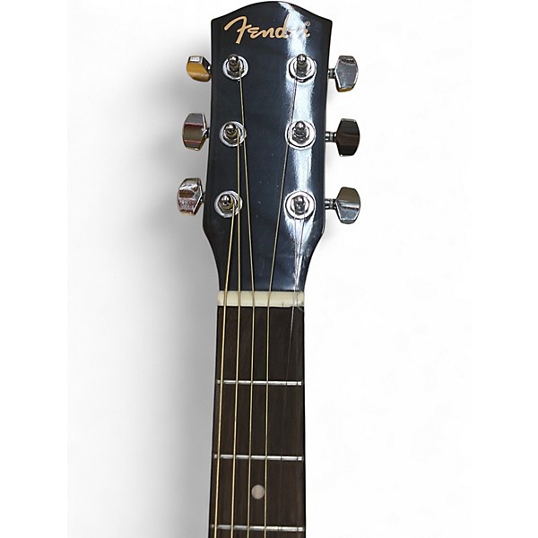 Used Fender Kozik Punk Age Red White and Blue Acoustic Guitar