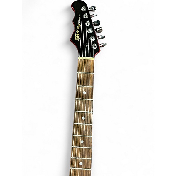 Used Fret-King Espirit III Candy Apple Red Metallic Solid Body Electric Guitar