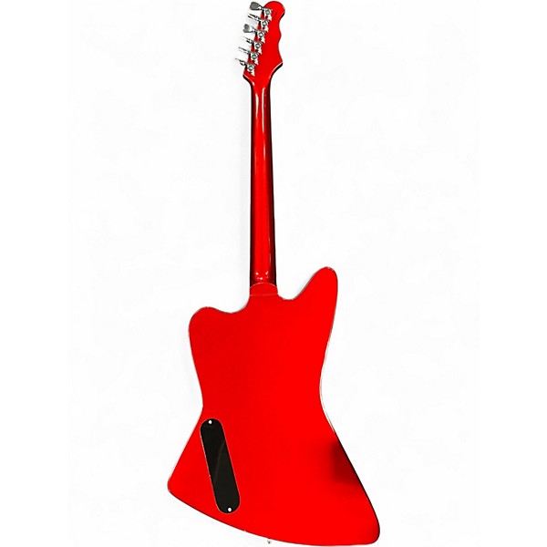 Used Fret-King Espirit III Candy Apple Red Metallic Solid Body Electric Guitar