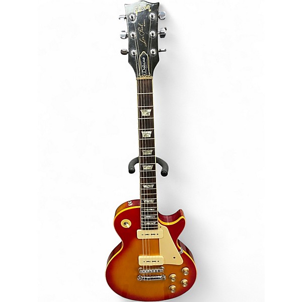 Vintage 1978 Gibson Les Paul Deluxe 2 Tone Sunburst Solid Body Electric Guitar