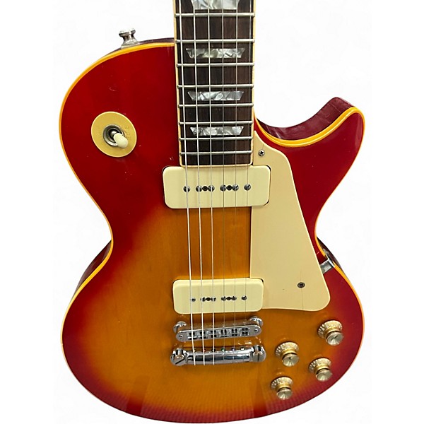 Vintage 1978 Gibson Les Paul Deluxe 2 Tone Sunburst Solid Body Electric Guitar