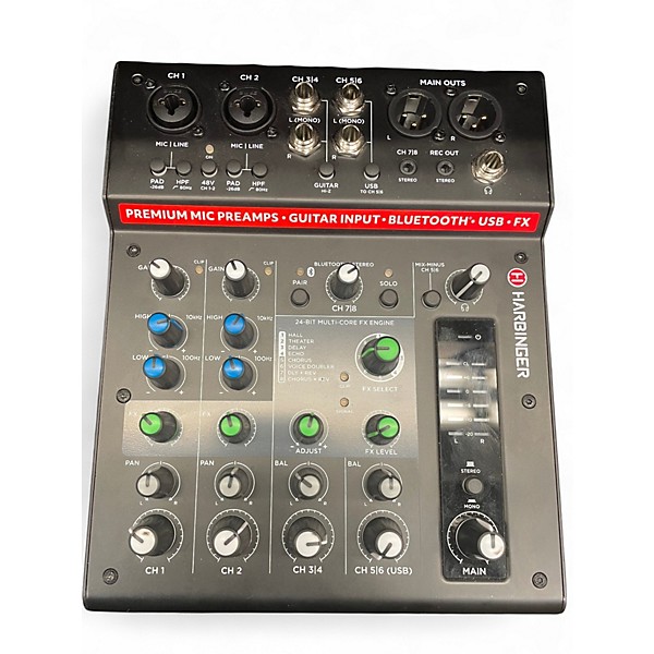 Used Harbinger LX8 Unpowered Mixer