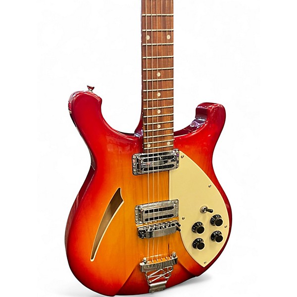 Used Ivy IRK 300 Cherry Sunburst Hollow Body Electric Guitar