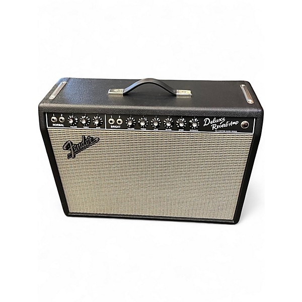 Used Fender '64 Custom Deluxe Reverb 20W 1x12  Hand Wired Tube Guitar Combo Amp