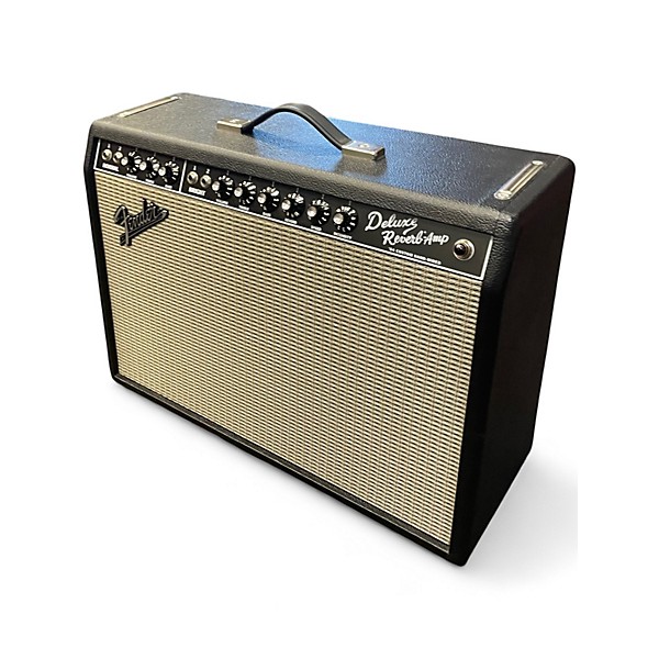 Used Fender '64 Custom Deluxe Reverb 20W 1x12  Hand Wired Tube Guitar Combo Amp