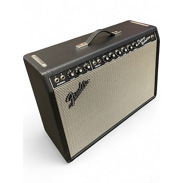 Used Fender '64 Custom Deluxe Reverb 20W 1x12  Hand Wired Tube Guitar Combo Amp