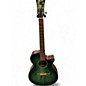 Used Ibanez aeg70-ebh Emerald Green Acoustic Electric Guitar thumbnail
