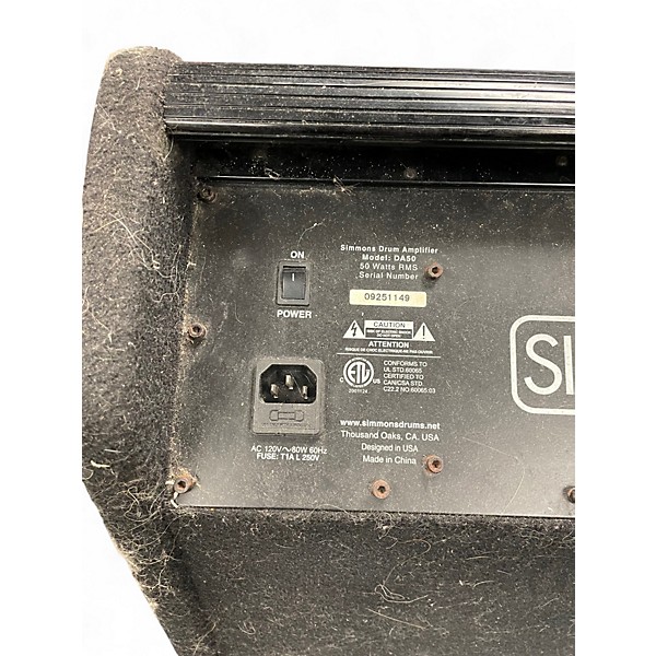 Used Simmons DA50 50W Drum Amplifier