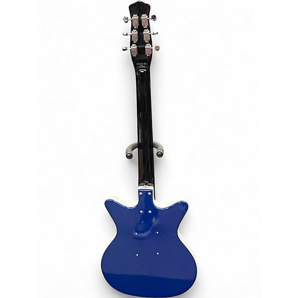 Used Danelectro DNOS+ Metallic Blue Hollow Body Electric Guitar