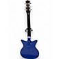 Used Danelectro DNOS+ Metallic Blue Hollow Body Electric Guitar
