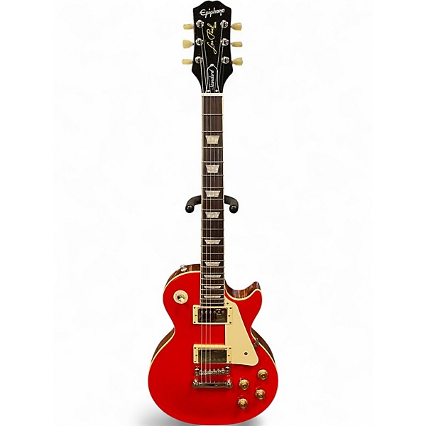 Used Epiphone Les Paul Standard 1950s Red Solid Body Electric Guitar
