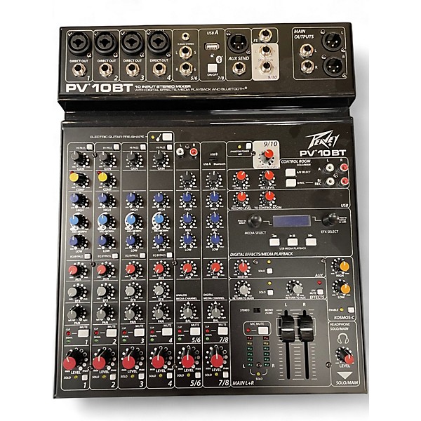 Used Peavey PV 10BT Unpowered Mixer