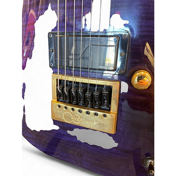 Used ESP LTD SH7ET Purple Solid Body Electric Guitar