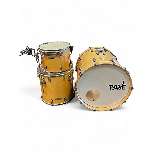 Used Taye Drums 3 Piece Stuido Maple Natural Drum Kit