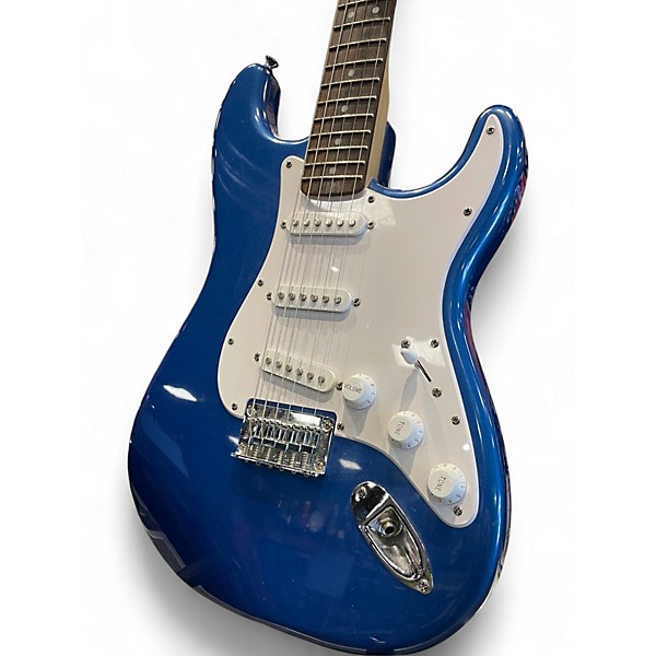 Used Squier Bullet Stratocaster Hardtail Lake Placid Blue Solid Body Electric Guitar