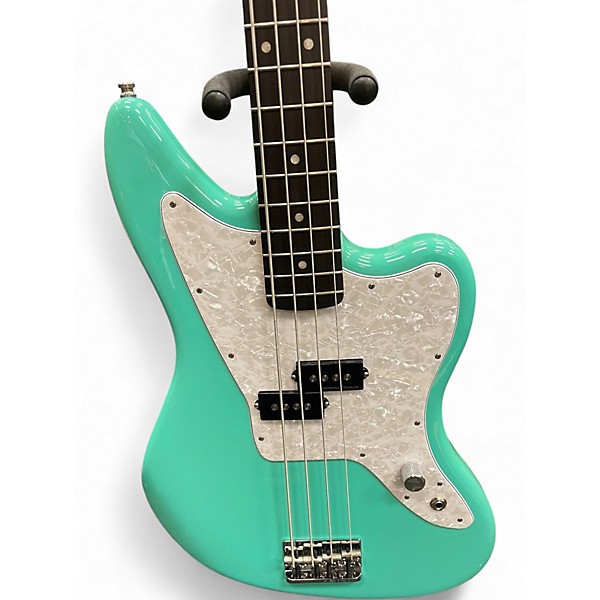 Used Fender MARK HOPPUS JAGUAR BASS Seafoam Green Electric Bass Guitar