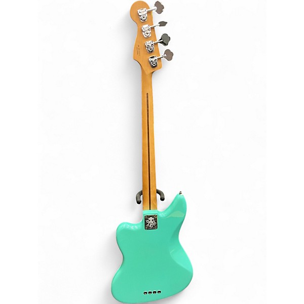 Used Fender MARK HOPPUS JAGUAR BASS Seafoam Green Electric Bass Guitar