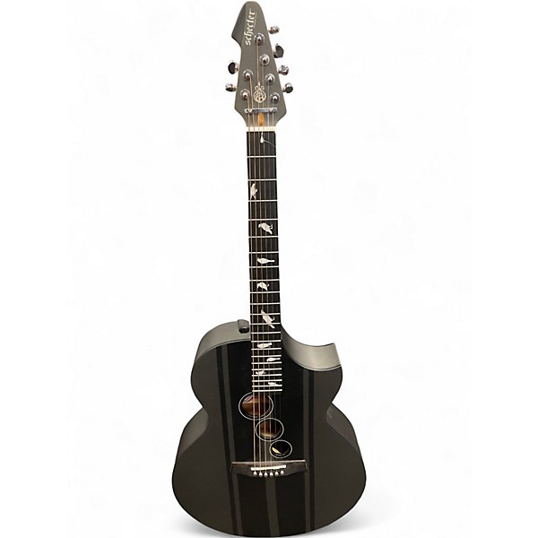 Used Schecter Guitar Research DJ ASHBA Black Acoustic Guitar