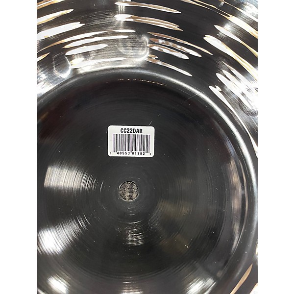 Used MEINL 22in CLASSIC CUSTOM DARK RIDE Cymbal