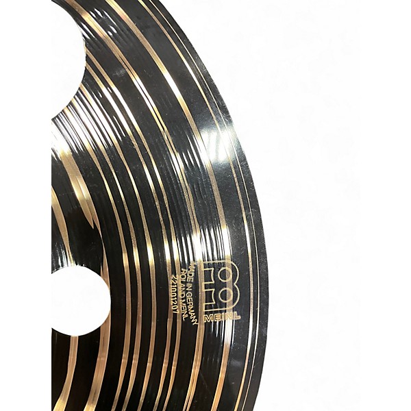 Used MEINL 12in CLASSIC CUSTOM DARK TRASH STACK Cymbal