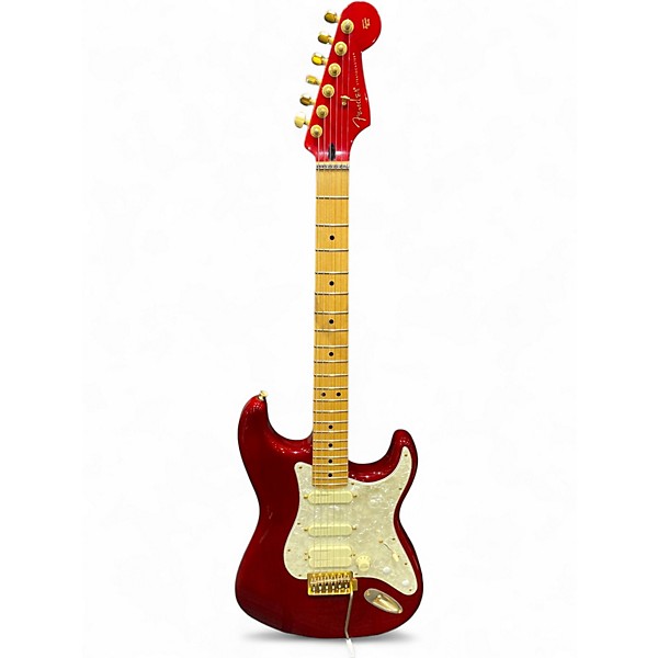 Used Fender TASH SULTANA Crimson Red Trans Solid Body Electric Guitar