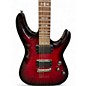Used Schecter Guitar Research Demon 6 Trans Red Solid Body Electric Guitar