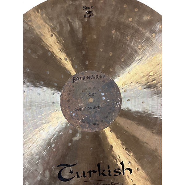 Used Turkish 22in EPHESUS Heavy Ride Cymbal