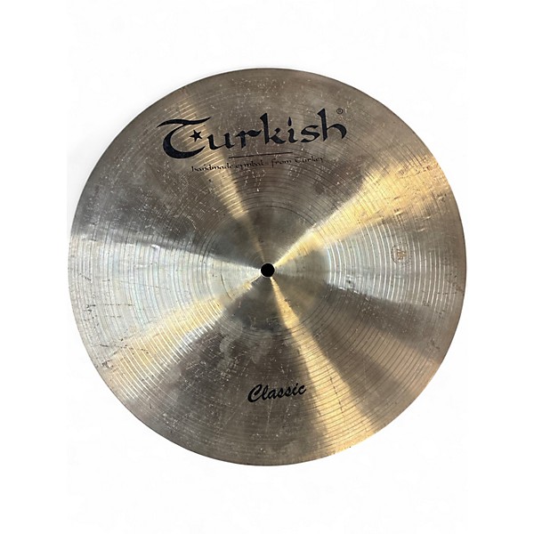 Used Turkish 16in Classic Paper Thin Crash Cymbal