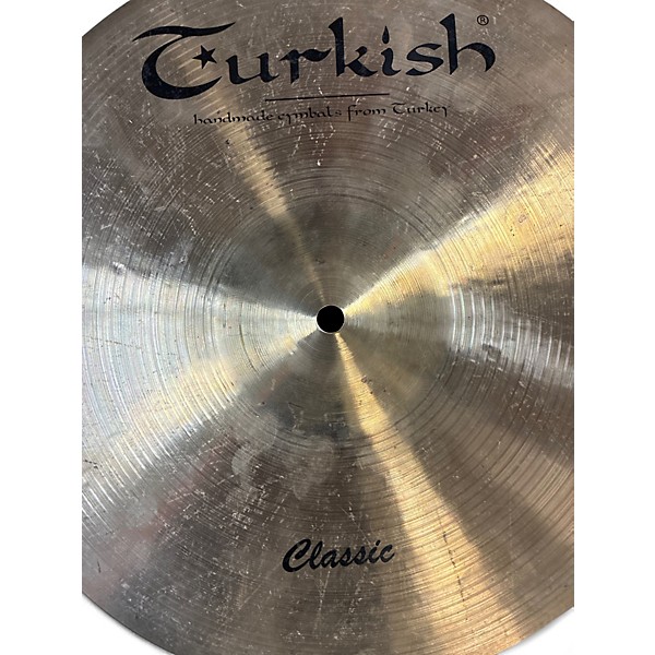 Used Turkish 16in Classic Paper Thin Crash Cymbal