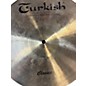 Used Turkish 16in Classic Paper Thin Crash Cymbal