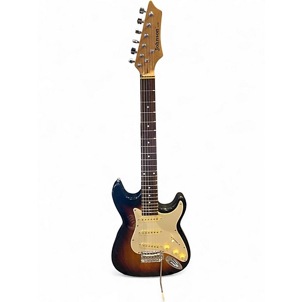 Used Johnson S style Black Solid Body Electric Guitar