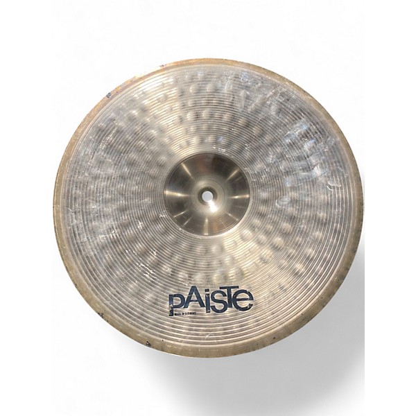 Used Paiste 14in 201 Bronze Hi-Hat Pair Cymbal