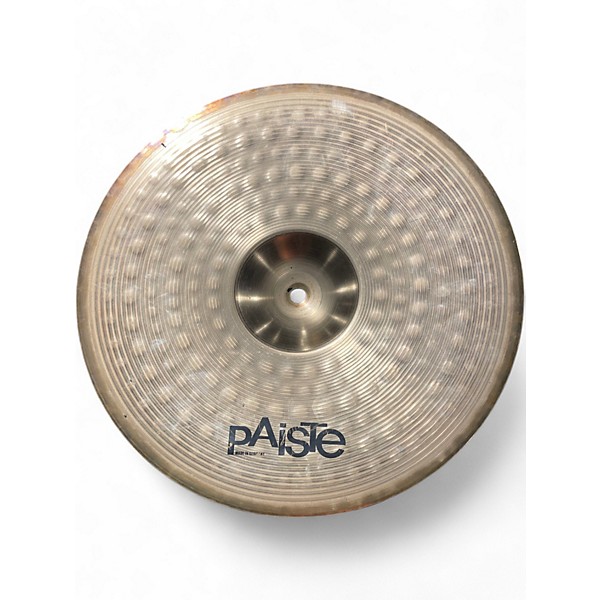 Used Paiste 14in 201 Bronze Hi-Hat Pair Cymbal