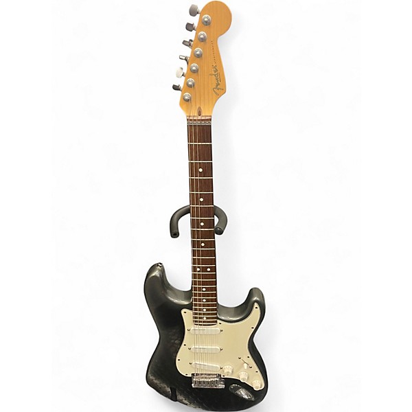 Used 1995 Fender STRATOCASTER PLUS Gunmetal Gray Solid Body Electric Guitar