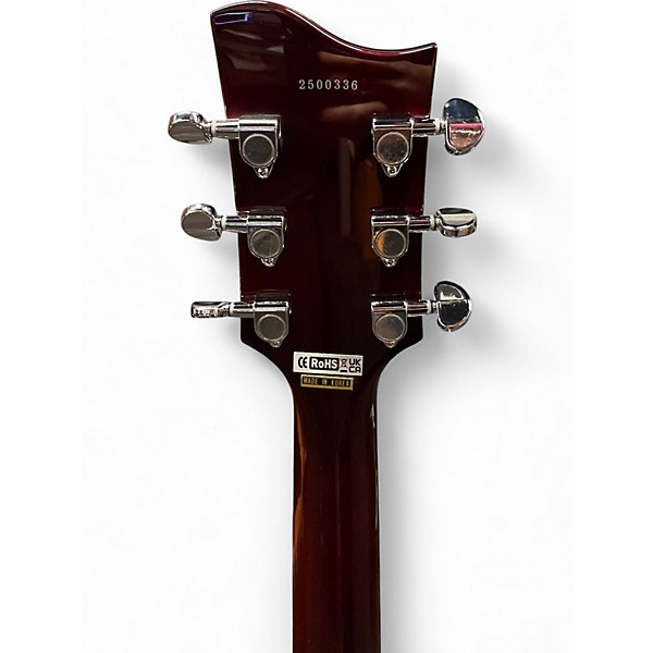 Used Eastwood JH1200 2 Color Sunburst Hollow Body Electric Guitar