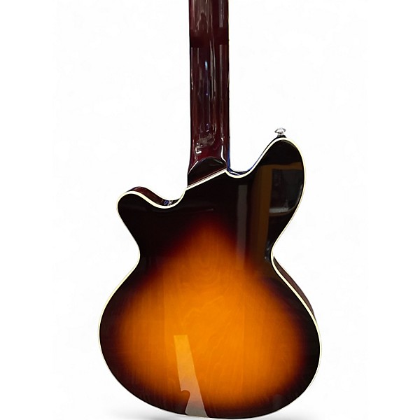 Used Eastwood JH1200 2 Color Sunburst Hollow Body Electric Guitar