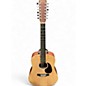Used Martin DX2E Natural 12 String Acoustic Electric Guitar thumbnail