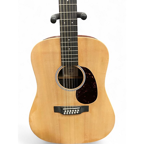 Used Martin DX2E Natural 12 String Acoustic Electric Guitar