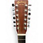 Used Martin DX2E Natural 12 String Acoustic Electric Guitar