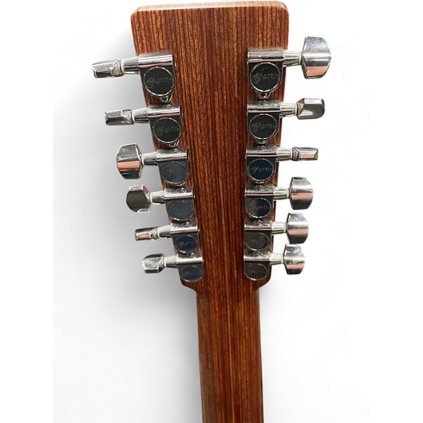 Used Martin DX2E Natural 12 String Acoustic Electric Guitar