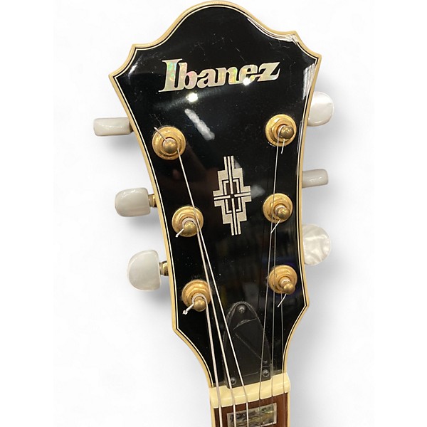 Used Ibanez AG95 Artcore Expressionist Brown Sunburst Hollow Body Electric Guitar