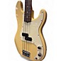 Used Fender PRECISION BASS USA Yellow Electric Bass Guitar