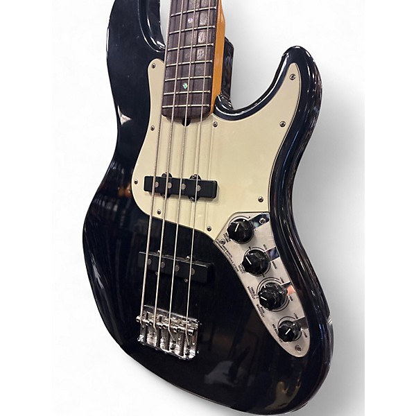 Used Fender AMERICAN JAZZ BASS Black Electric Bass Guitar