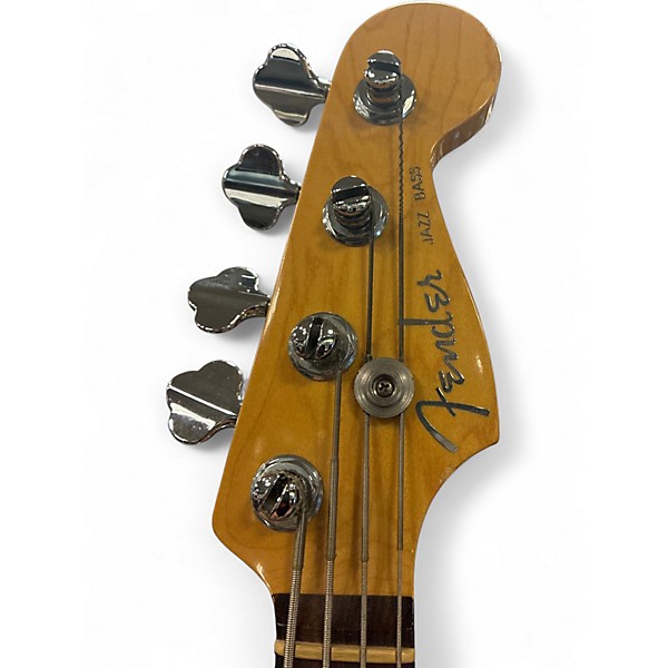 Used Fender AMERICAN JAZZ BASS Black Electric Bass Guitar