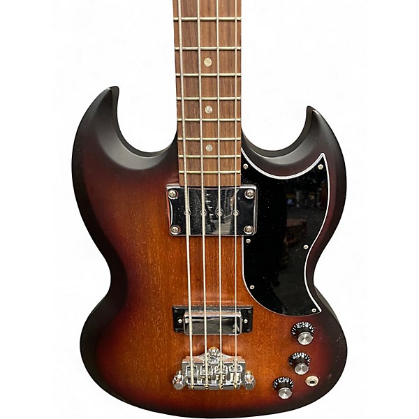 Used Gibson SG Bass 2 Tone Sunburst Electric Bass Guitar
