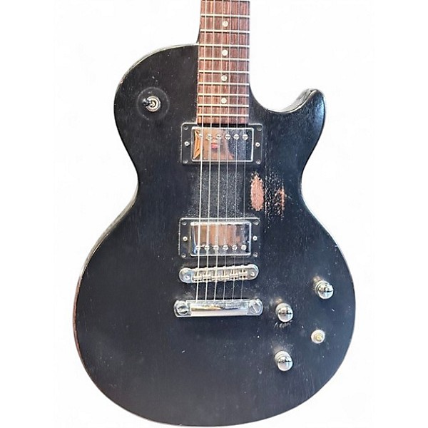 Used 2004 Gibson Les Paul Junior Special HH Black Solid Body Electric Guitar