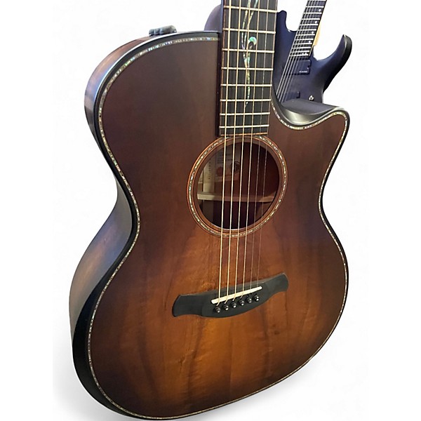 Used Taylor K24CE Brown Acoustic Electric Guitar