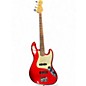 Used Fender AM PRO J BASS Candy Apple Red Electric Bass Guitar thumbnail